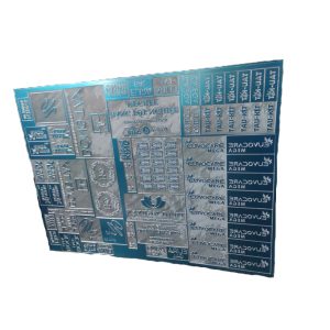 Zinc mold used for Thermal foil for metal stamping and plating