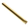 A gold foil roll on a white background illustrating roll material